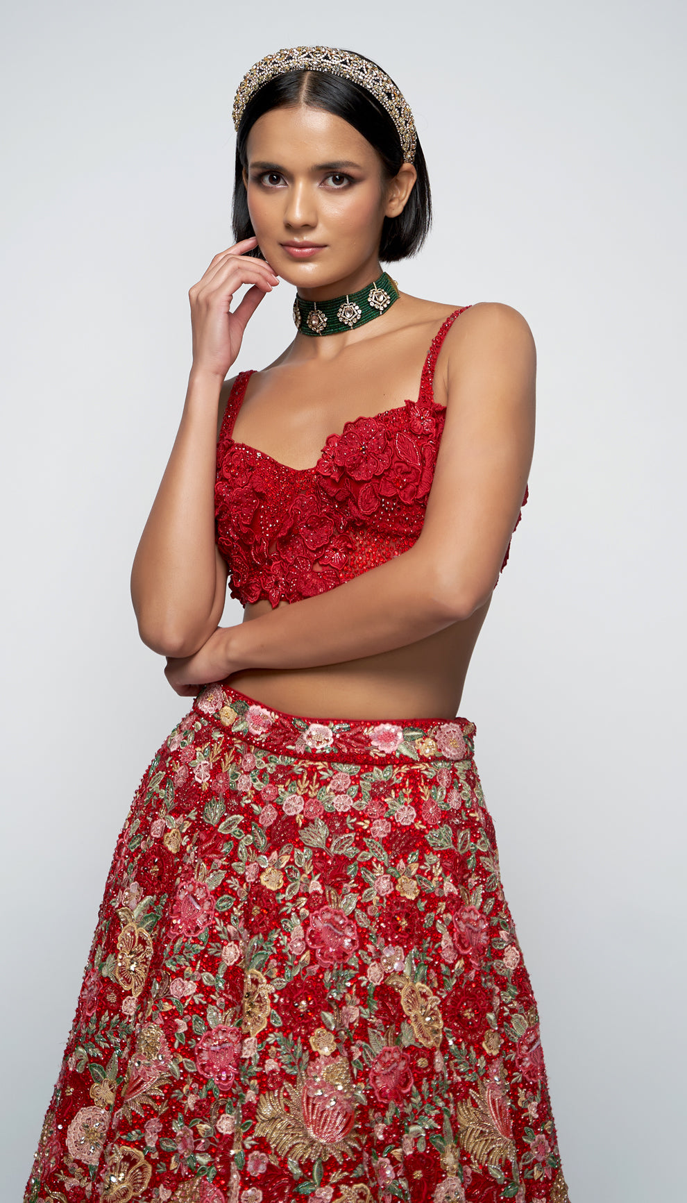 The Gardenia lehenga