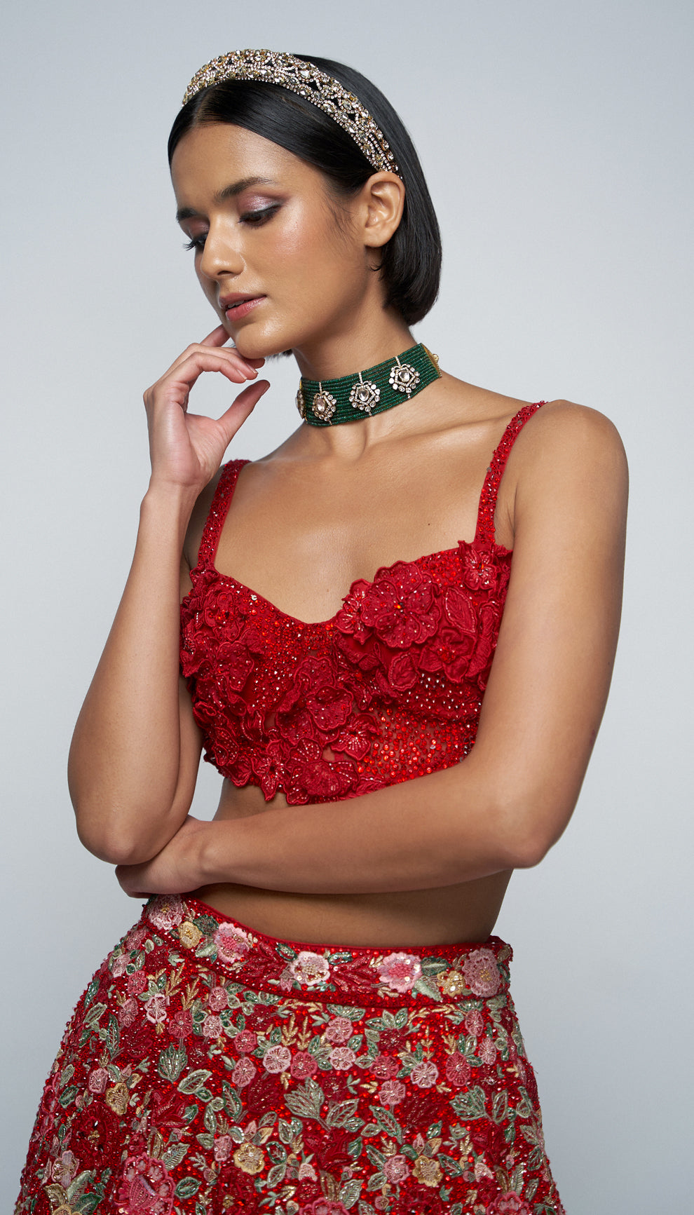 The Gardenia lehenga
