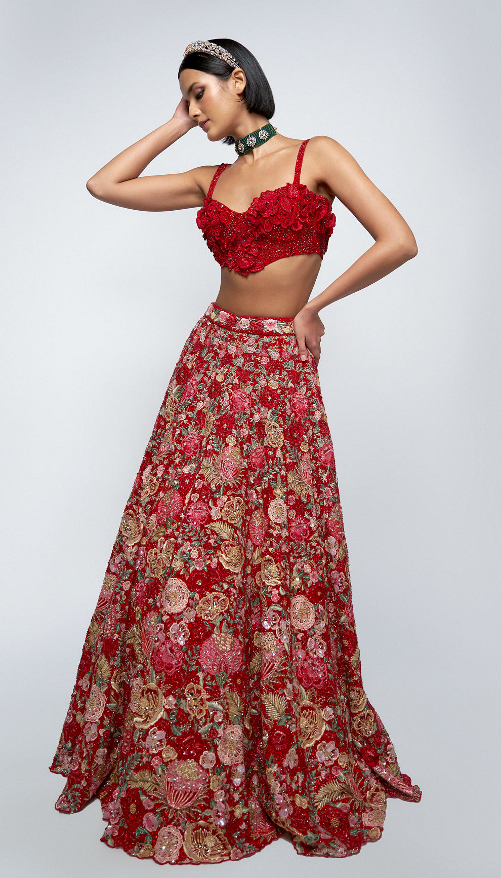 The Gardenia lehenga