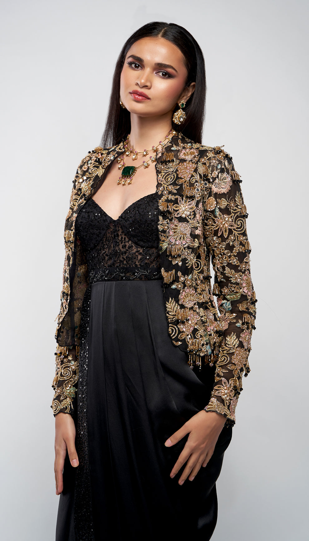 The les fleur cowl dress