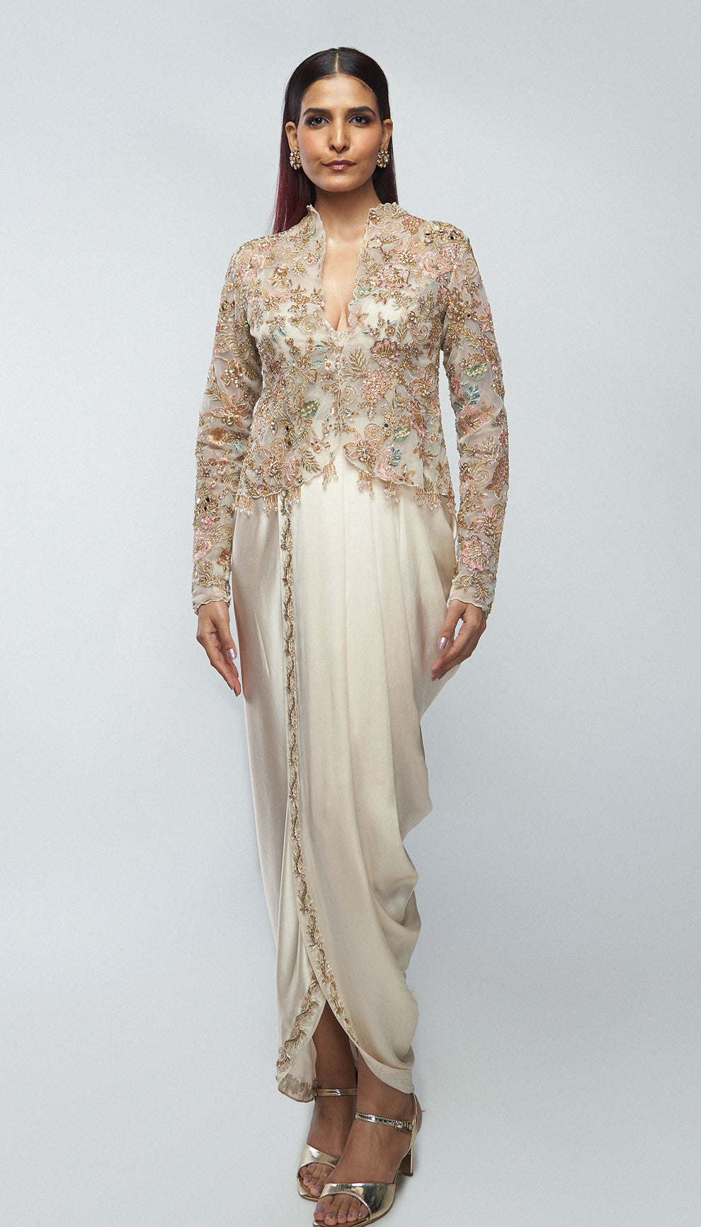 The les fleur cowl dress