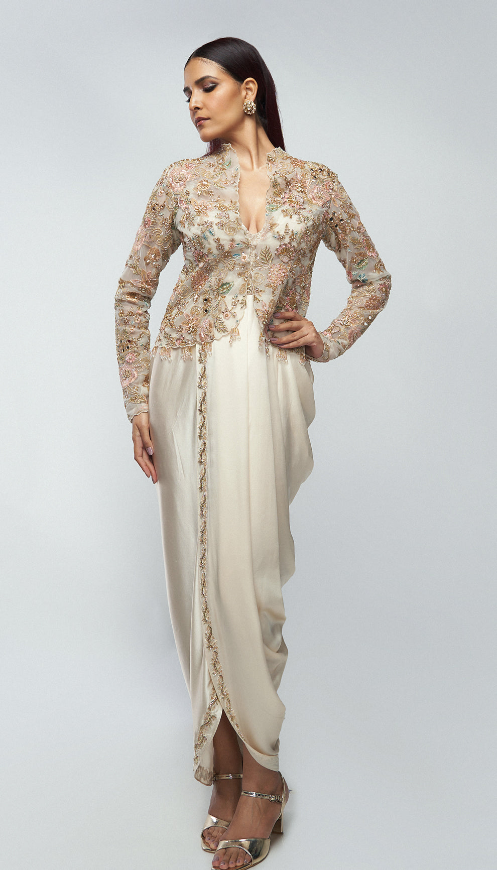 The les fleur cowl dress