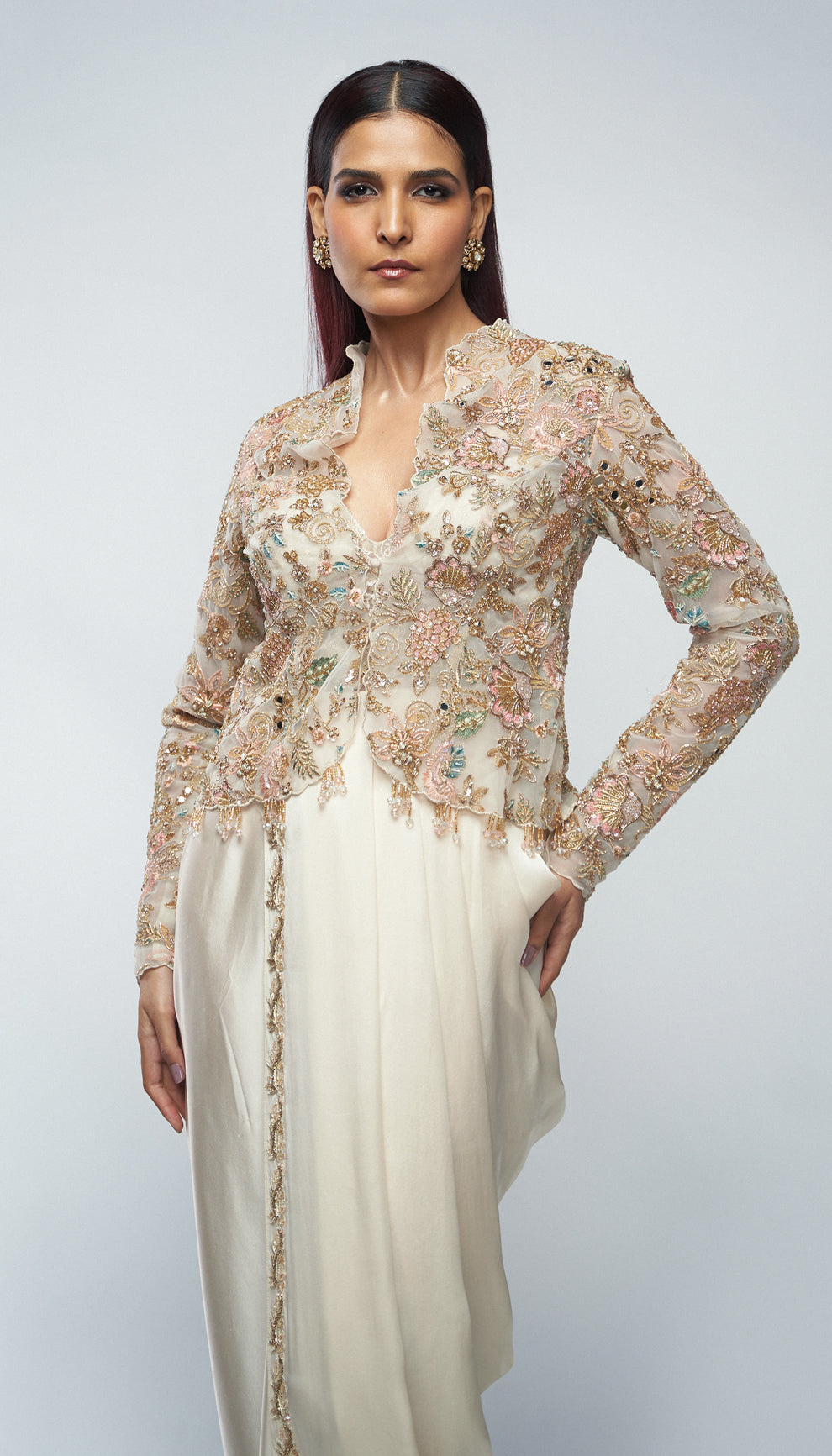 The les fleur cowl dress