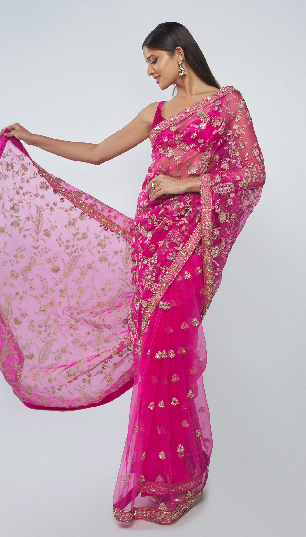 Rani Aari Saree
