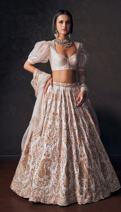 The Kashmiri Paisley Lehenga