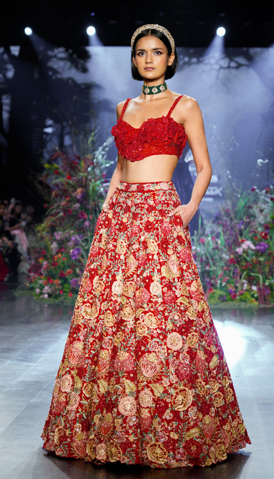 The Gardenia lehenga