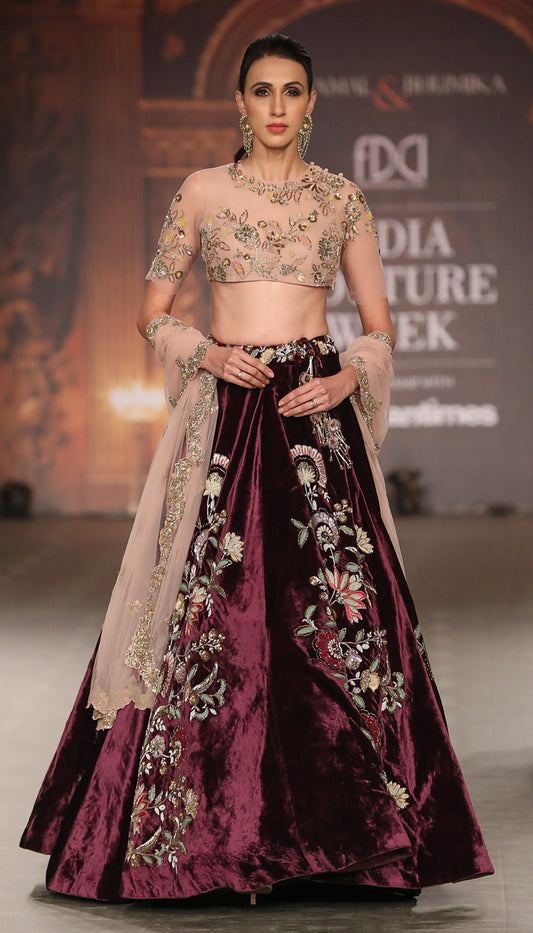 The Vintage Floral Lehenga