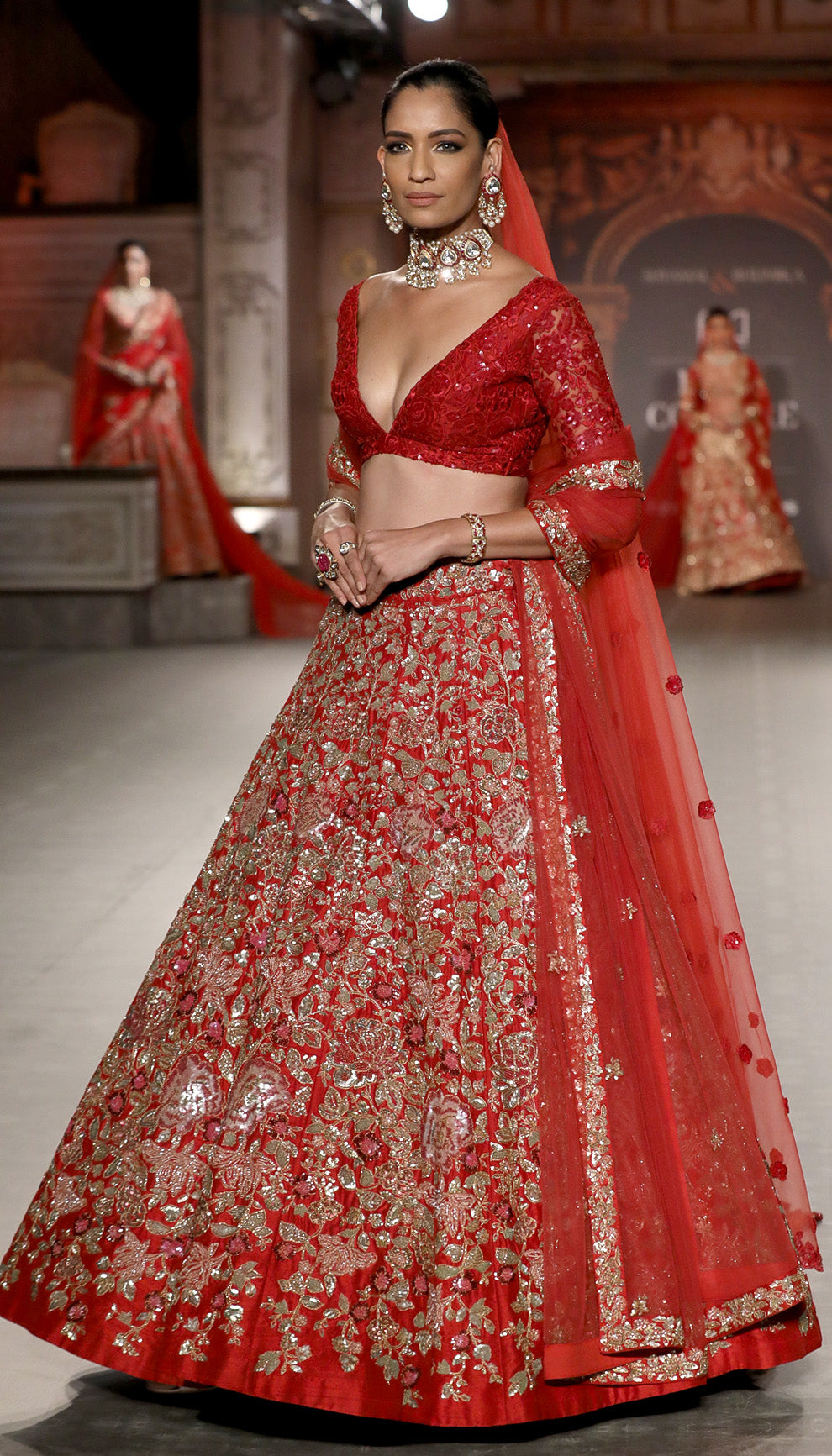 Flower Cluster Lehenga