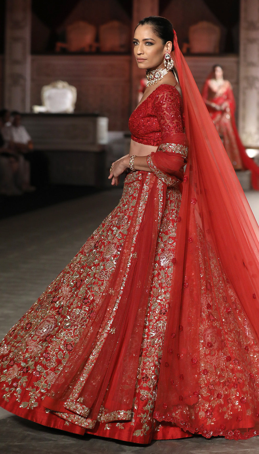 Flower Cluster Lehenga