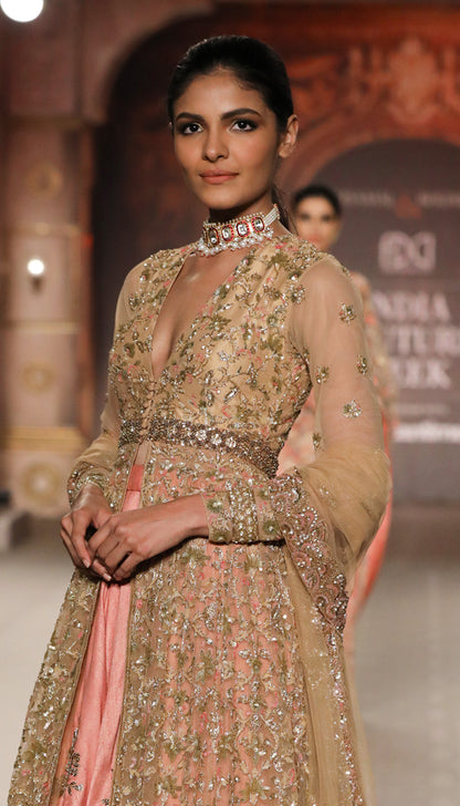 The Mogul Baroque Jacket Lehenga