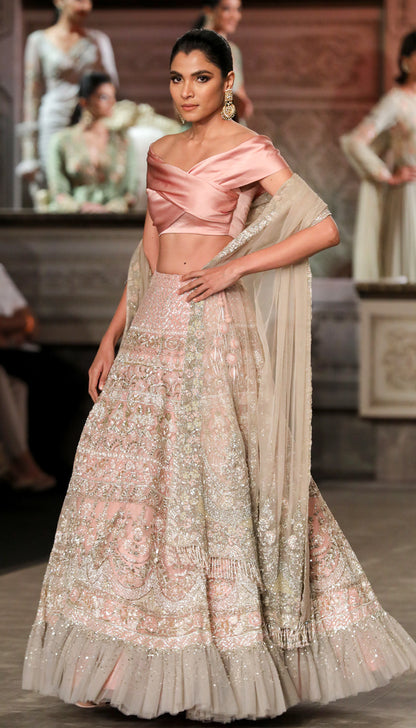 The Crystal Drop Lehenga