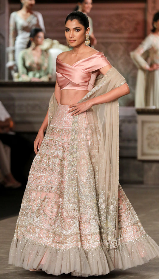 The Crystal Drop Lehenga