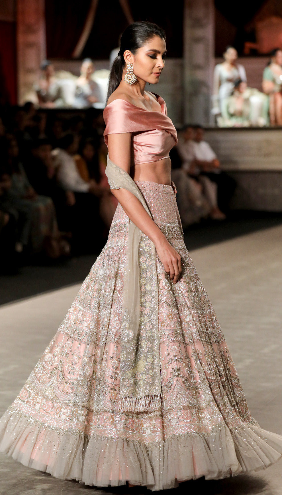 The Crystal Drop Lehenga