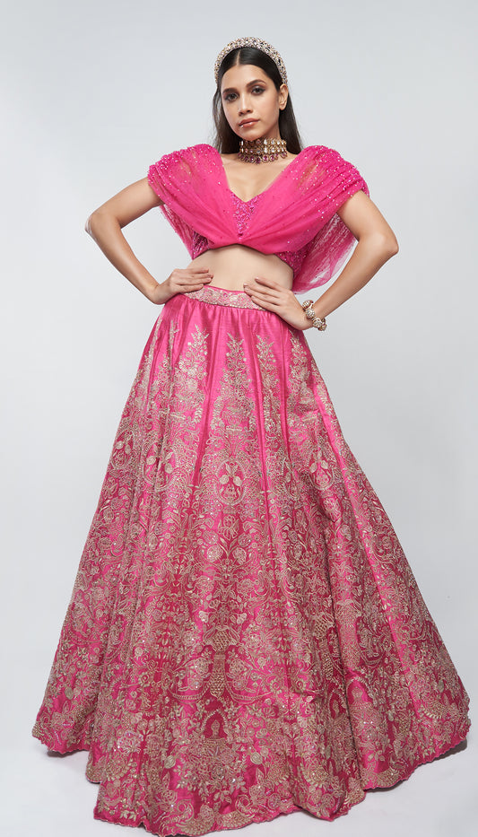 Rani Raw Silk Lehenga