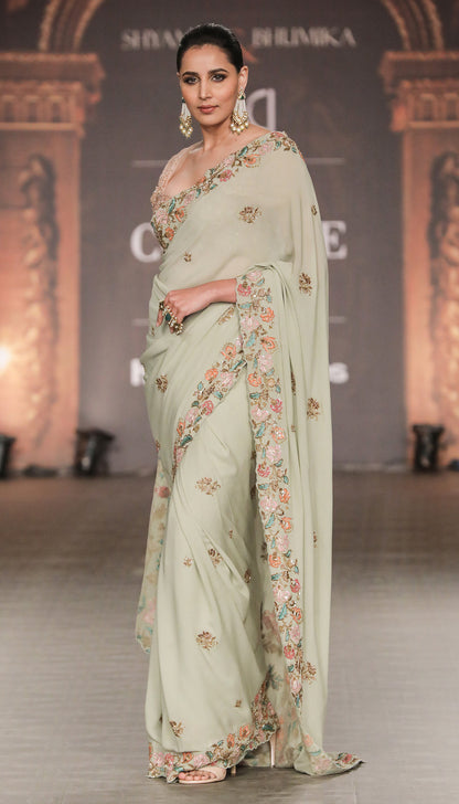 A Classic Georgette Saree