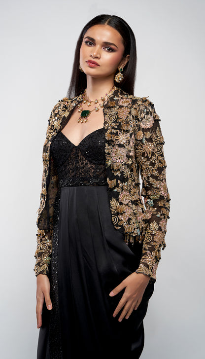 The les fleur cowl dress