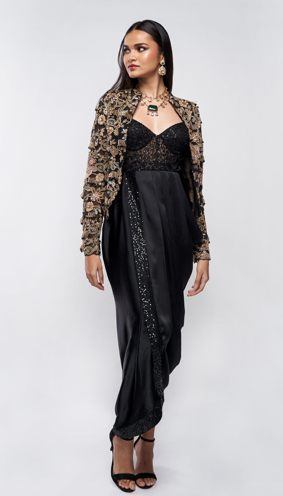 The les fleur cowl dress