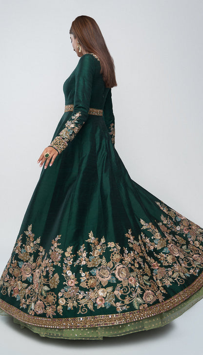 The bloom Jacket Lehenga