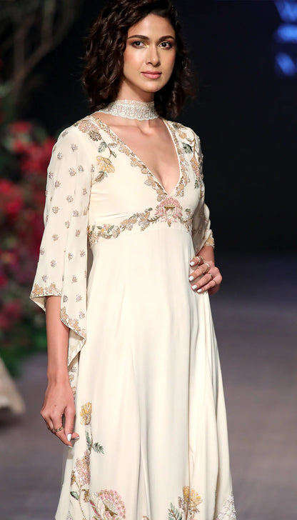 Ivory Kalidar Dress