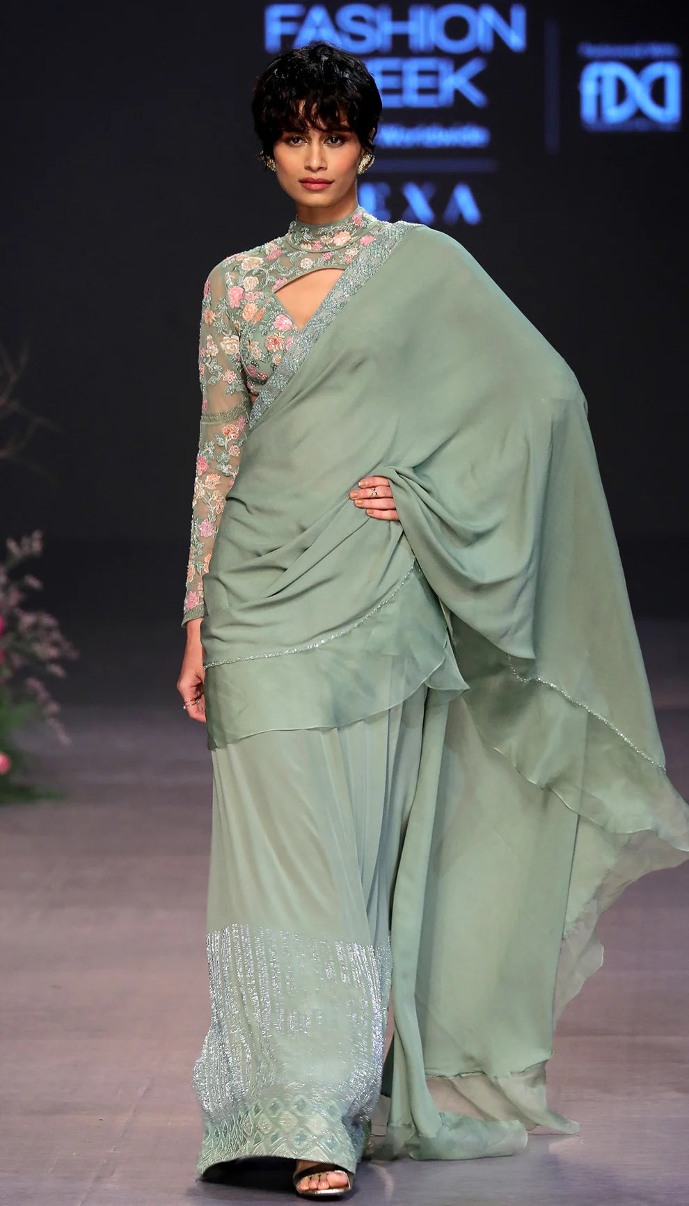 Sage Green Concept Saree