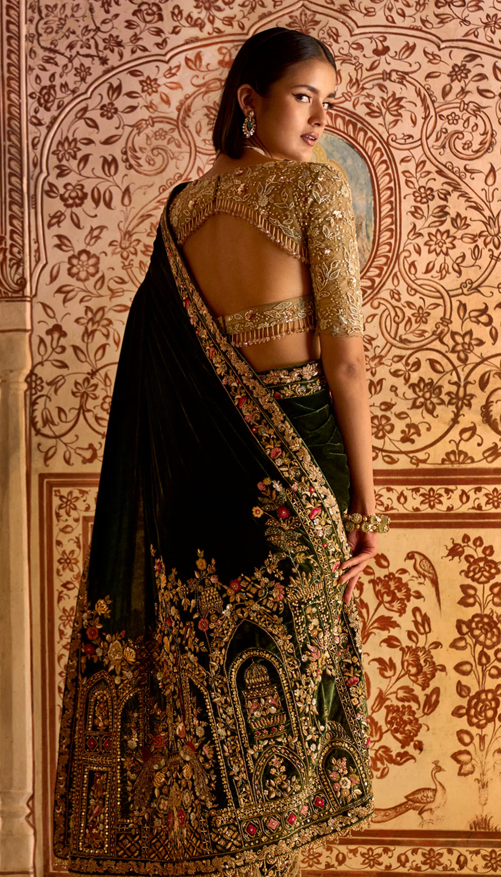 Amer Velvet Saree