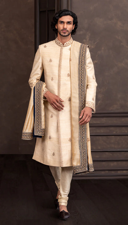 Champagne Marodi Sherwani