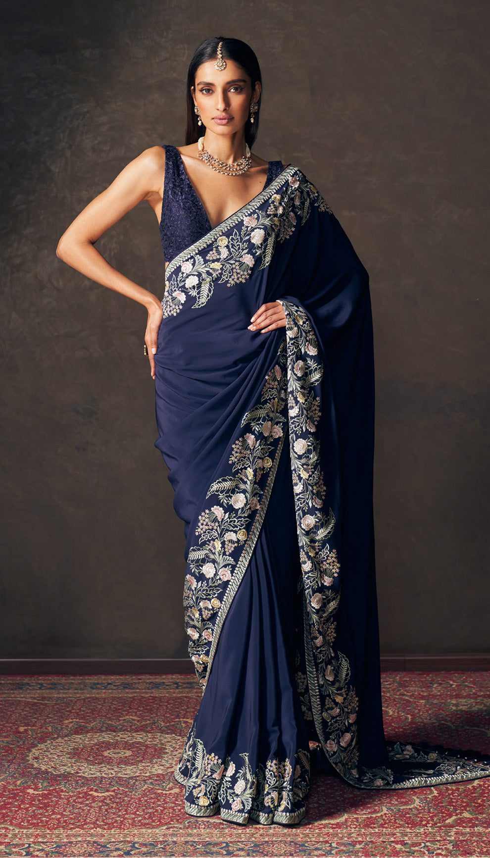 The Floating Bouquet Saree