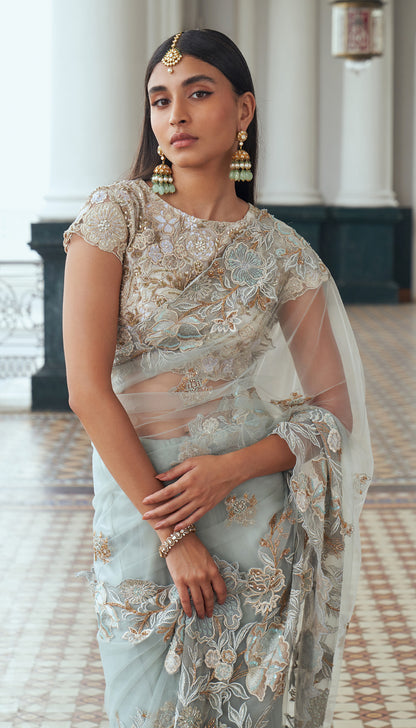 Sky Net Saree