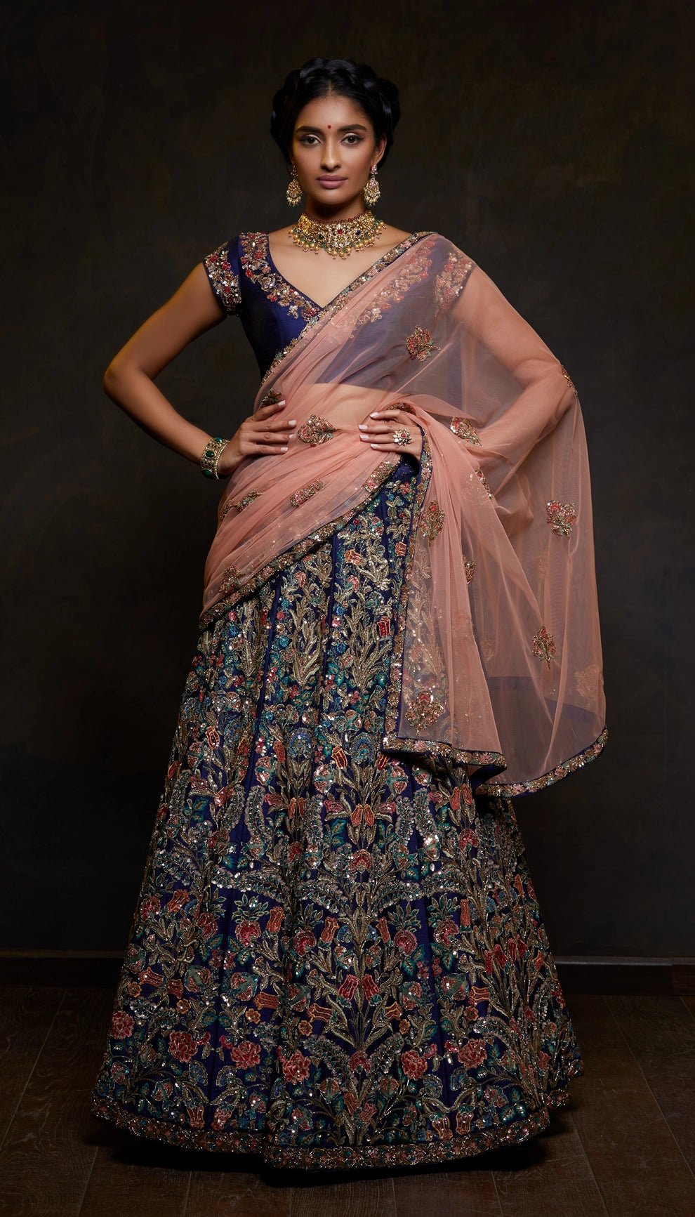 Rangeen Nakshi Lehenga