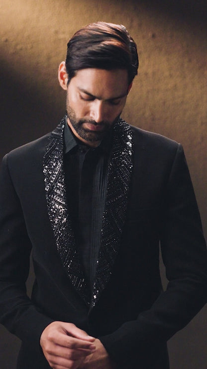 Classic Black Cocktail Jacket